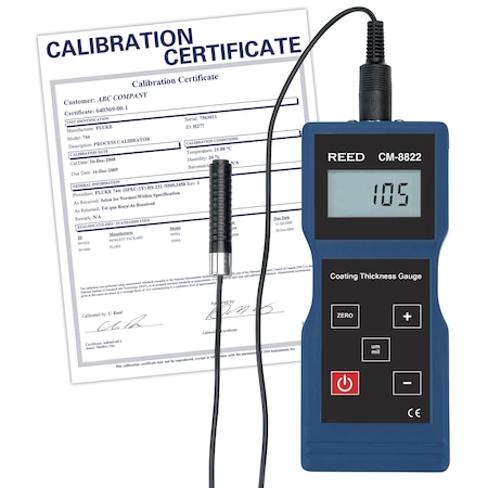 CM-8822-NIST Coating Thickness Gauge, 0 To 40mils (0 To 1000µm),